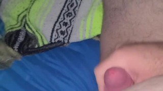 Chubby white male shooting massive load 020