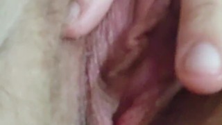 Fingering my pussy while my husband is next to me
