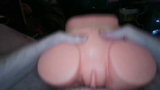 POV masturbating with my Fake hole