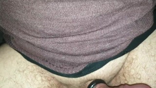 Cumshot and prostate orgasm fucking my ass with a dildo