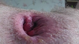 Close up gape and dildo penetration