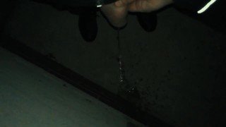 Marking my territory - piss on the house wall