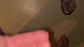 He likes my cock, so I make him cum on it 😈