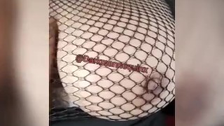 Probando mallas solita en casa