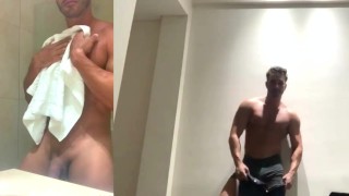 El Macho Sensual: Placer en la Ducha y Posducha Cargada de Seducción