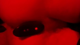 Sissy femboy goth plays with his buttplug toy. Solo Anal toy play and masturbation.
