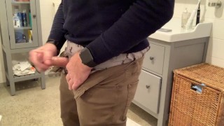 Verbal jerk-off, test new lube and Tenga Egg, boxers, cumshot, tight jeans, edging with pre-cum.