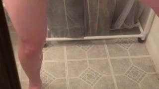 Jerking Off Before Shower Sexy CUM LOAD