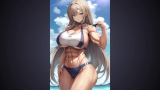 Muscle beauty illustration collection 1