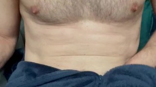 Solo play with my huge cock