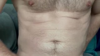 Solo play with my huge cock