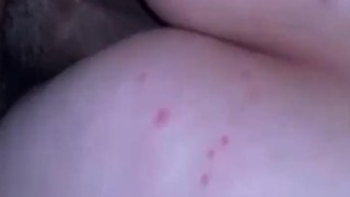 Trying anal for the first time. She screams it hurts