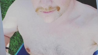 Naked camping adventure.