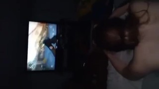 Slutty gamergirl gets fucked by bull