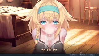 Una has to suck hard or his dick will EXPLODE - Take Me to the Dungeon ! Part 2