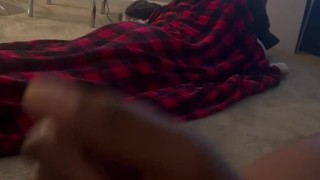 Jerking while straight homie 