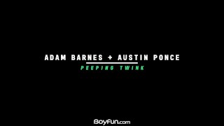 Peeping Twink Leads To Intense Gay Fucking