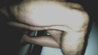 Husband films Big booty Wife riding and moans loud at the masseur after a real therapy session