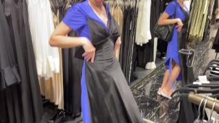 Sex with Stepmom in Fitting room