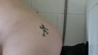 Pain in the ass from my 30,5cm monsterdildo (12" for non-metrics)