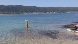 Morning NAKED swim # Enjoying NUDISM