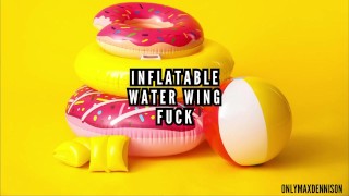 Inflatable water wing fuck