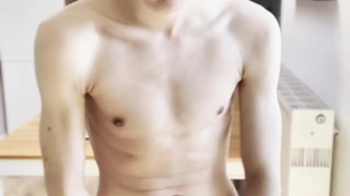 18 year old twink jerks off super hot