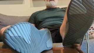 teasing you w MY sneaker strip