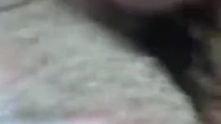 Secretly cumming on a big dildo while husband is at work