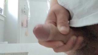 I cum so HARD in the bathroom