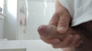 I cum so HARD in the bathroom