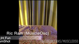 Hot hairy muscle stud feeds cock to fleshlight