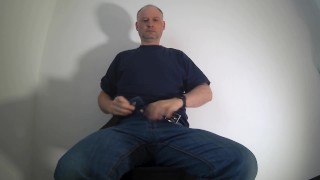 Kudoslong strips down to just his socks and wanks till he cums