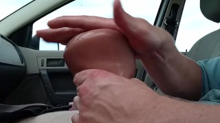 This guy fucks his friends Fleshlight!