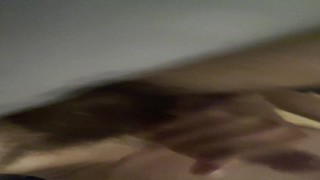 Huge cumshot with my feet up