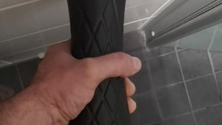 Big dick destroying silicone pussy