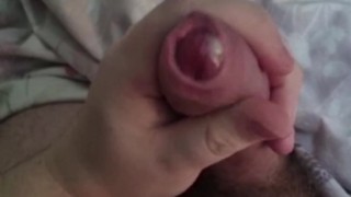 Horny Wet Trans Girl Stroking Cock