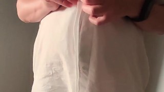 Wanna See My Nine-Month Pregnant Belly And Large Boobs