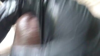 Jenking off in the truck
