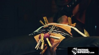 FistingInferno - Sub Bitch Derek Cage Deliciously Dominated By Hunks & Creampied