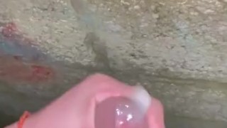 Cumpilation! Sexy teen cumming in public!