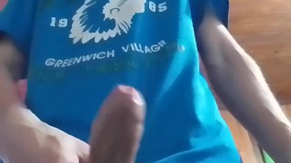 Young Doggy Strips and Masturbates in Nature