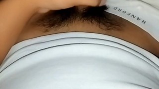 jerking and moaning in white underwear and socks (AMOY TAMOD NA NAMAN ANG KWARTO)