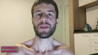 Casually talking and eating while being fisted