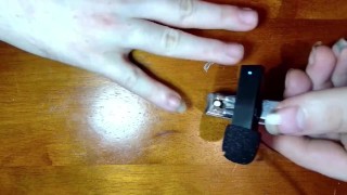 Clipping my finger nails and testing my new WebCam