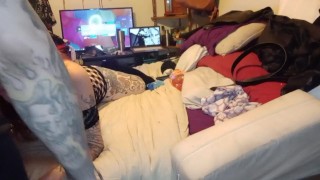 Texassunshyne, pnppawg Sunshyne and TexasBWC getting ready to play ends with blowjob and hard anal!