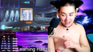 Transgirl teased with lovense while playing overwatch 2