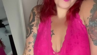 BBW stepmom MILF bake 420 smoking fetish with pussy peek your POV