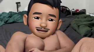 『 俺の部屋 』 仮想兄貴RYUDOの男アナニー vol.1 二刀流。チンポもケツも両方使えて一人前の男だぜ。