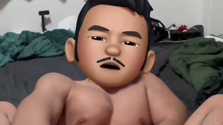 『 俺の部屋 』 仮想兄貴RYUDOの男アナニー vol.1 二刀流。チンポもケツも両方使えて一人前の男だぜ。